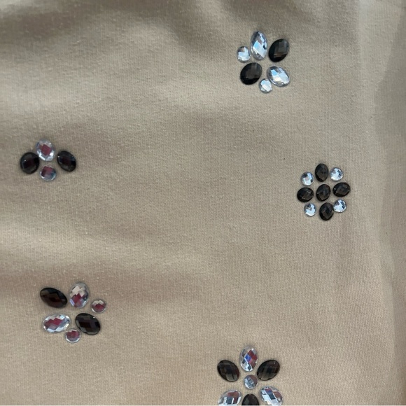 Zara Beige Embellished Girl's Sweater Size 13-14 - Picture 3 of 6